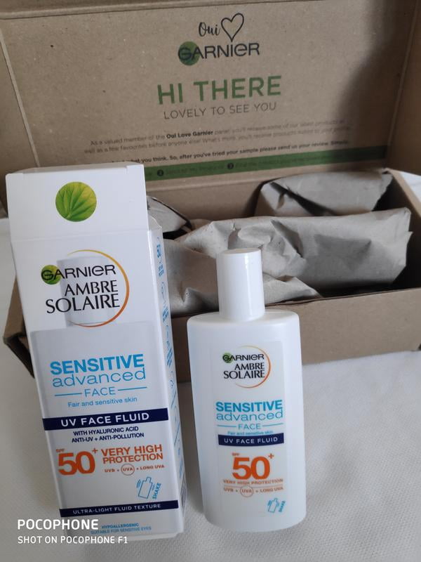 Garnier Ambre Solaire Super UV Face Cream SPF50, Hydrating With