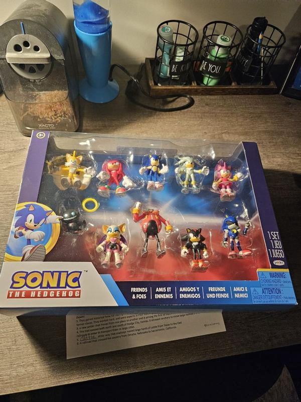 Sonic The Hedgehog Friends & Rivals Tails, Knuckles, Sonic, SIlver
