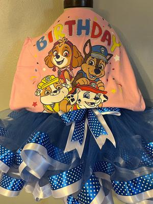 Maglietta Paw Patrol 2 Anni Skye – T-shirt Bambina Compleanno In Cotone, Regalo Aiutanti A 4 Zampe