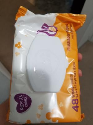 walmart parent's choice flushable wipes