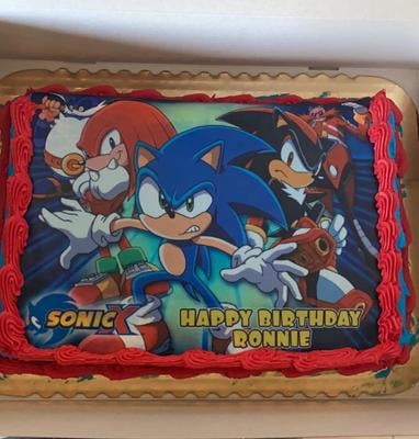 Sonic X Edible Cake Toppers – Cakecery