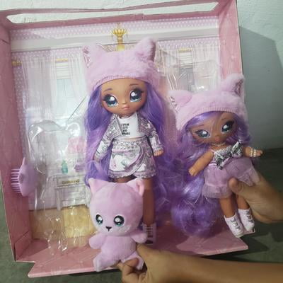 Na! Na! Na! Surprise Lavender Kitty Doll Playset, 3 Pieces