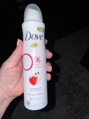 Dove Deodorant Spray, Pomegranate & Lemon Verbena, 4 oz (2 Pack