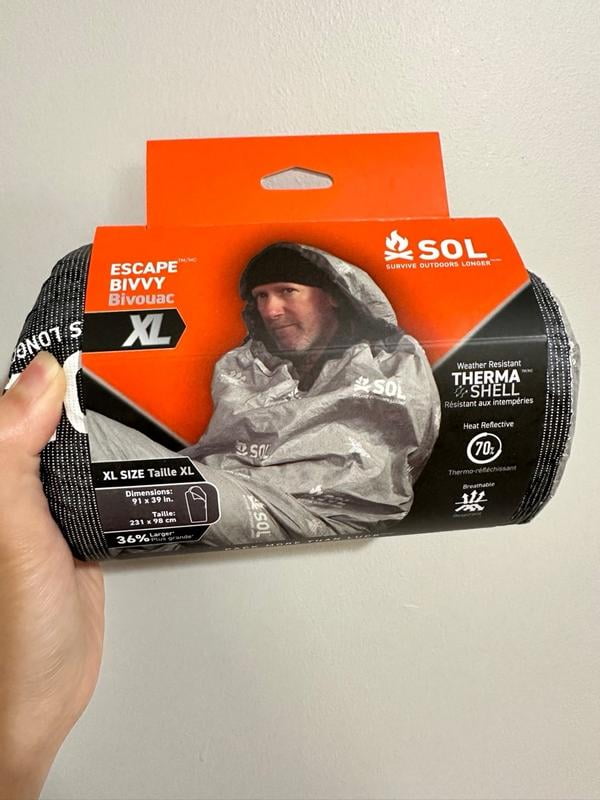 SOL Escape Bivvy XL with Hood - Walmart.com