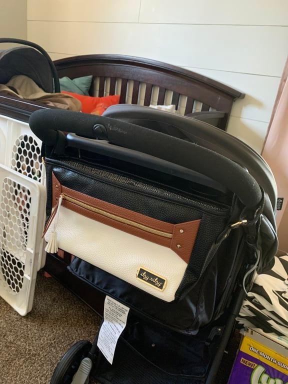 itzy ritzy stroller caddy