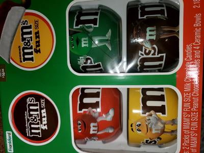 Frankford M&M's Holiday Ice Cream Bowl Gift Set, Seasonal