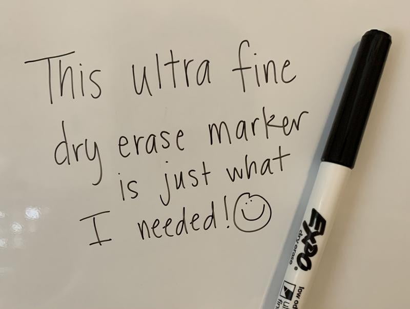 Expo Ultra Fine Blue Dry Erase Low Odor Marker 1882348