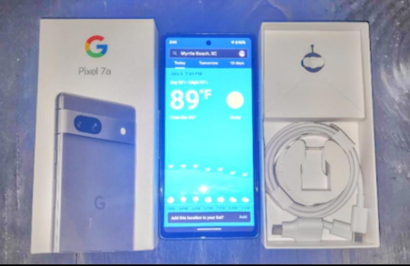 Google Pixel 7a 5G, Dual-SIM, 8GB/128GB, OLED, 13MP Front Google Pixel 7a 5G, Dual-SIM, 8GB/128GB, OLED, 13MP Front