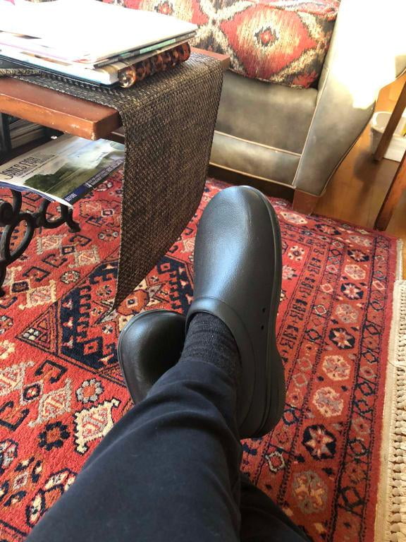 Crocs at Work Unisex On The Clock Slip Resistant Clog