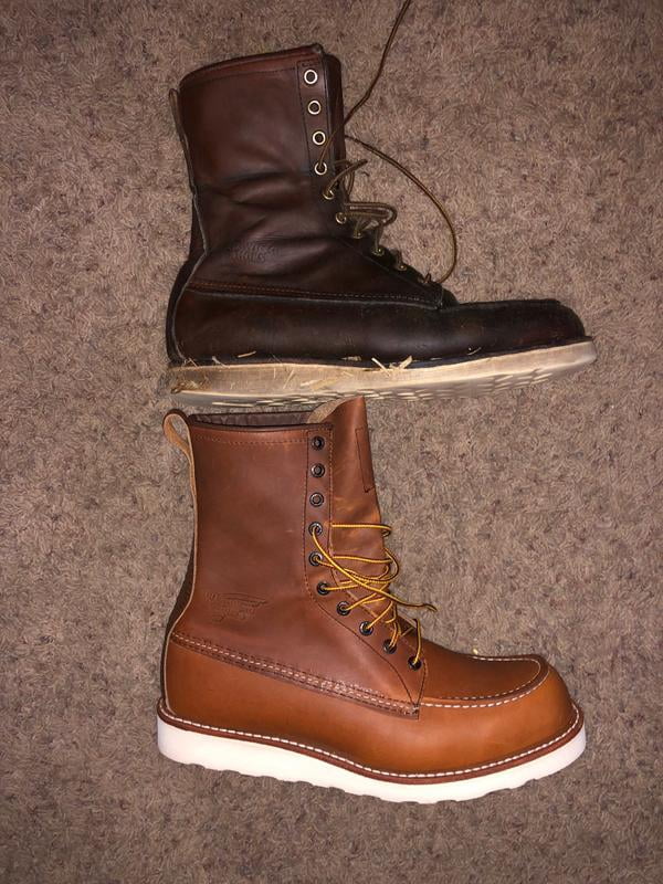 Red Wing Heritage 877 8-Inch Classic Moc Toe Men's Boots Size 8D