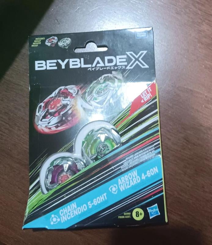 Beyblade X Tail Viper 5-80O et Sword Dran 3-60F Lot de 2 toupies à droite ; jouets de combat pour garçons et filles de 8 ans