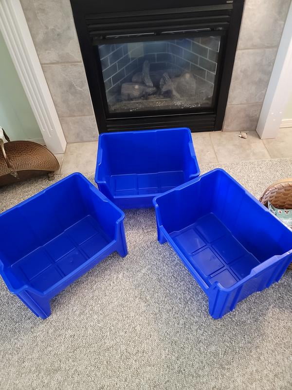 Akro-Mils, Storage Bins, 13017, Large Stackable Heavy Duty
