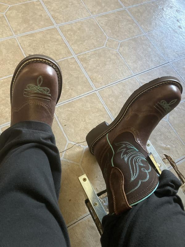 Customer reviews for ARIAT Women s Fatbaby Heritage Dapper Western Boot 7.5 Royal Chocolate Fudge Walmart
