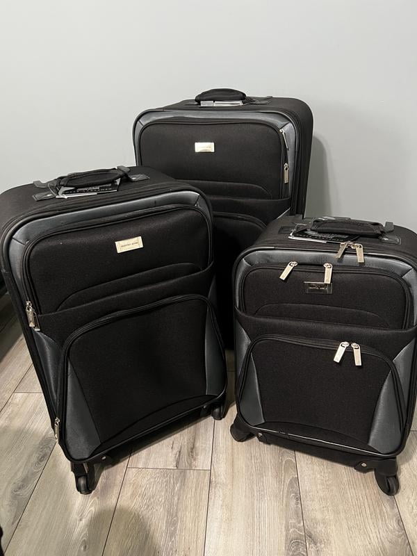 Geoffrey Beene Vertical Spinner Wheel Luggage Set - 3 pc