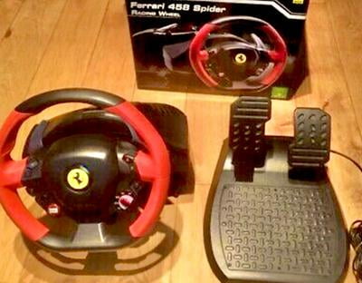  Thrustmaster Ferrari 458 Spider Racing Wheel (Xbox