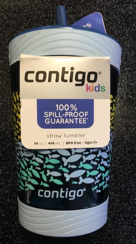 Contigo Kids Spill-Proof 14oz Tumbler & Kids Spill-Proof 14oz Tumbler with  Straw and BPA-Free Plastic, Fits Most Cup Holders and Dishwasher Safe,  Sprinkles Pink - Yahoo Shopping