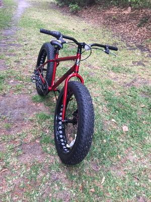 mongoose hitch men's fat tire bicycle