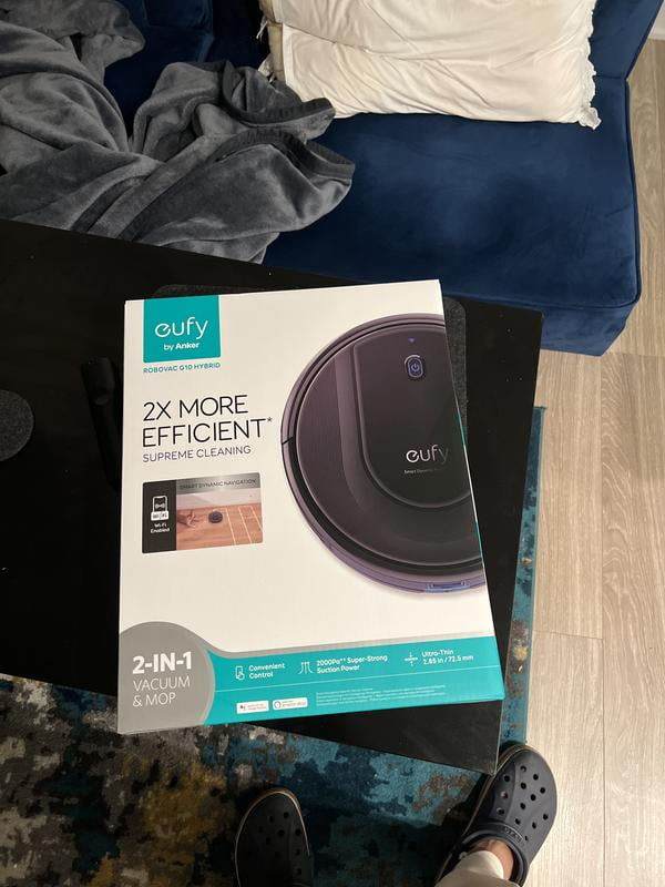 Anker Eufy　RoboVac　G10　Hybrid New eufy RoboVac G10 Hybrid, Robotic Vacuum Cleaner, Fast