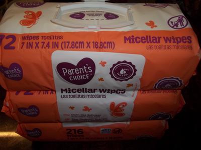parents choice micellar wipes