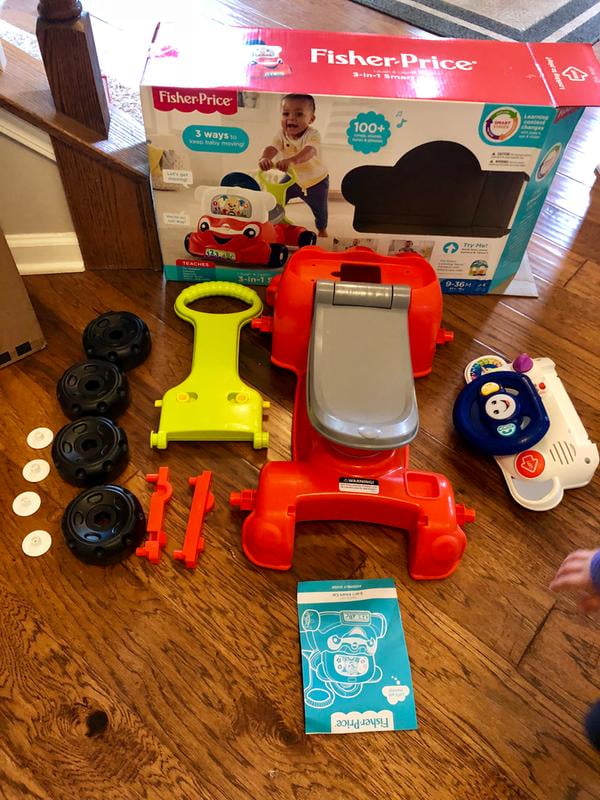 Fisher Price Laugh Learn 3 in 1 Smart Car Interactive Infant