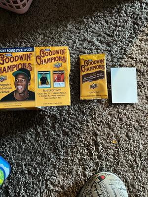Upper Deck 2021 Goodwin Champions Blaster Box, 6 Packs, 5 Cards