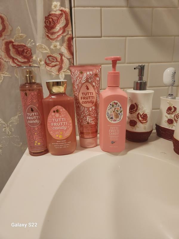 Tutti Frutti CandyミストPerfect in Pinkクリーム 1 x Bath & Body