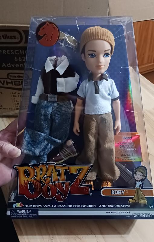 Bratz Original Fashion Doll KOBY - Boyz Serie 3 - Bambola Bambino Con 2 Completie Poster - Età 6+