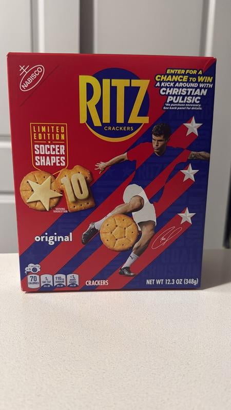 RITZ Soccer Shapes Original Crackers, Party Snacks, Limited