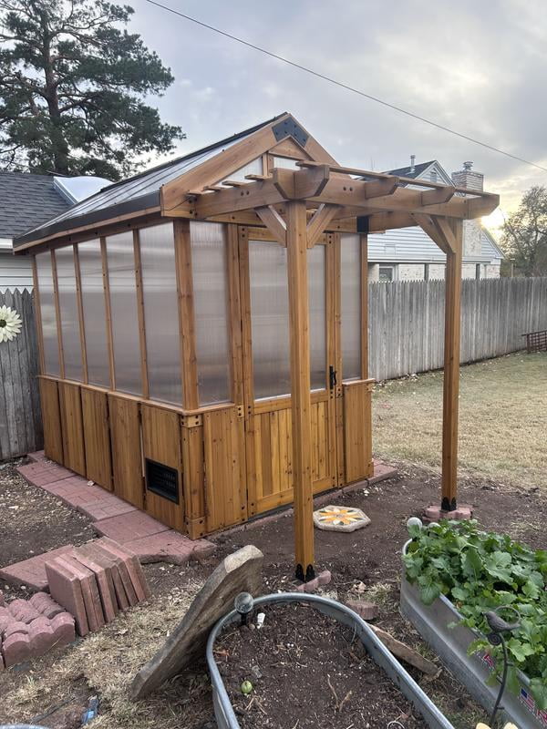 Backyard Discovery Bellerose Cedar Greenhouse - Samsclub.com