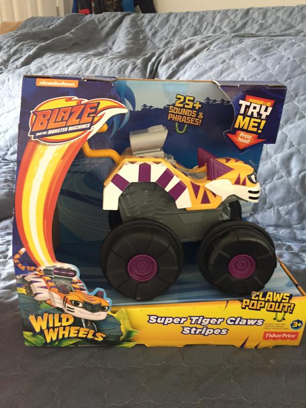 Carro Blaze Monster Machines - Stripes Tape 11cm - Fisher em Promoção na  Americanas