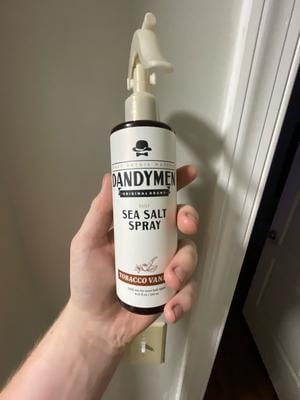 DANDYMEN COLLECTION No-Fuss Men's Vanilla Sea Salt Spray 8.45 oz for  Texture, Volume, and Light Hold