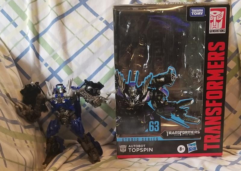 Transformers Studio Series Deluxe Dark of the Moon Topspin Action