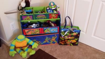 ninja turtle toy organizer