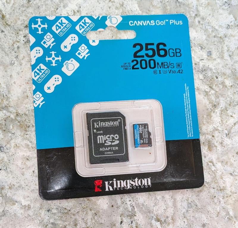 Kingston Canvas Go! Plus 64 GB Class 10/UHS-I (U3) V30 microSDXC