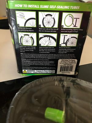 slime self sealing tubes