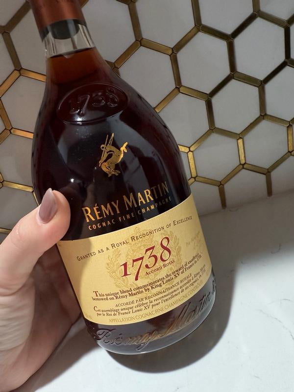 Remy Martin 1738 Accord Royal Cognac, 375 ml Glass Bottle, 40% ABV