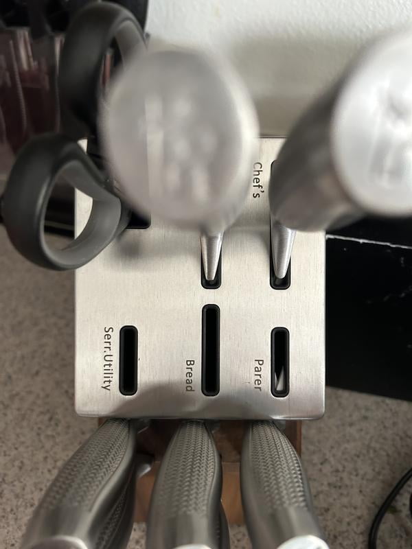 Henckels Diamond 13-Piece Self-Sharpening Acacia Block Set