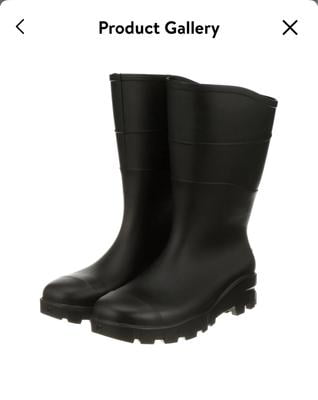 【U LAN】Standard Buckle Rain Boots 91pTj8lmaML.jpg