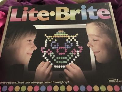 vintage lite brite pegs