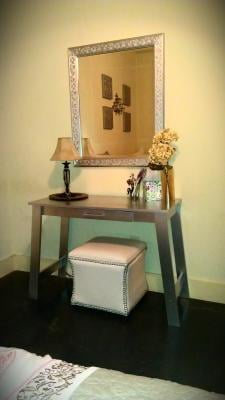 Mainstays Writing Table Ebony Ash Walmart Com