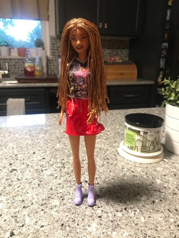 barbie doll with braids