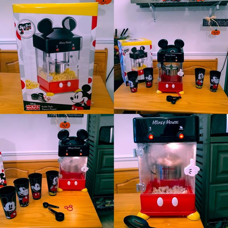mickey kettle popcorn machine