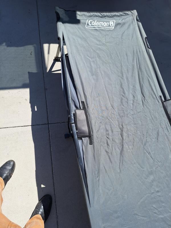 Coleman Portable Camping Twin PackAway Cot w/ Removable Side Table