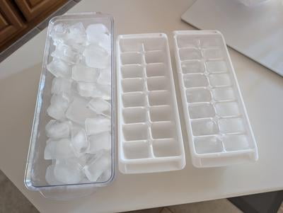 Rubbermaid Quick Release Ice Cube Tray, Plastic, White