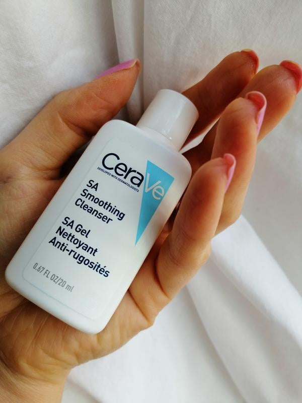 CeraVe SA Exfoliating Face Wash, Smoothing Facial Foaming