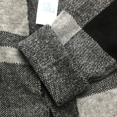 walmart time and tru double knit cardigan