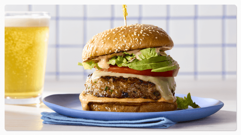 Spicy Southwestern-style turkey burgers 