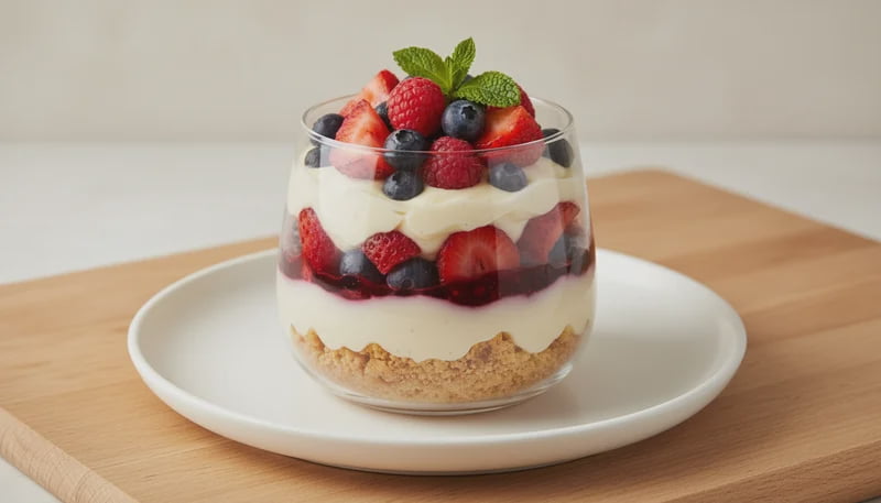 Layered Berry Vanilla Cream Recipe - Walmart.com