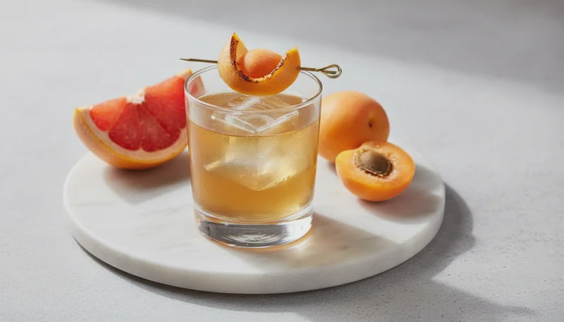 Grapefruit Ruby Grapefruit Apricot Bourbon Cocktail Recipe - Walmart.com