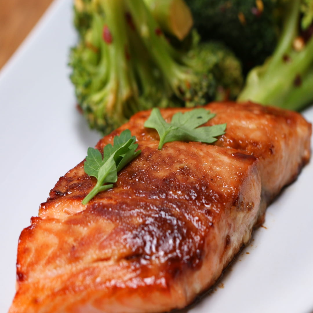 Mapleglazed salmon Recipe